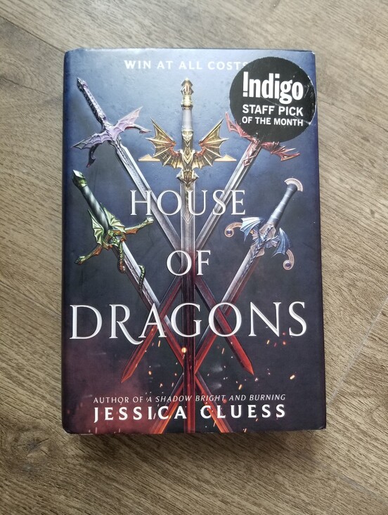 Other - House of Dragons by - Hardcover Fantasy (Indigo Staff Pick) - Black & Red